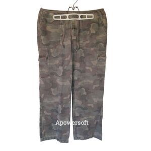 Y2K Low Rise Camo Pants (0155)